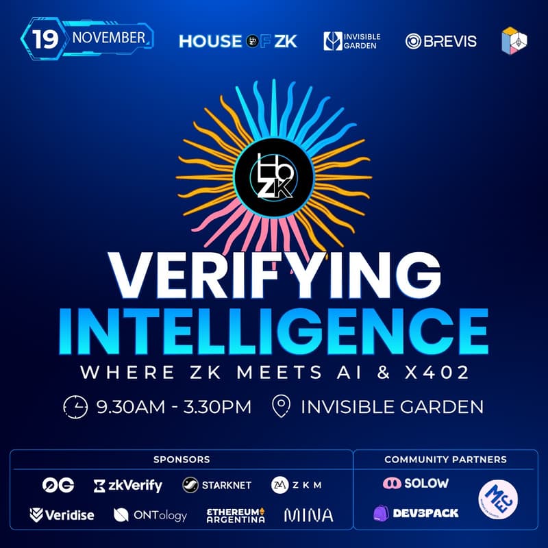 Cover Image for Verifying Intelligence: Where ZK Meets AI & x402