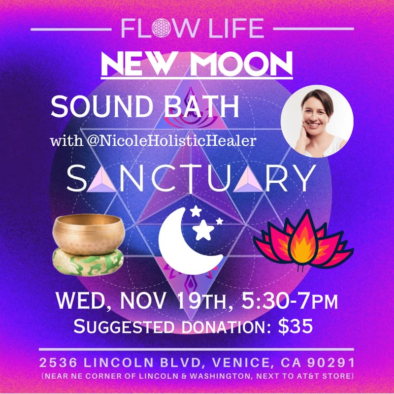 Cover Image for Full Moon Sound Bath with Nicole