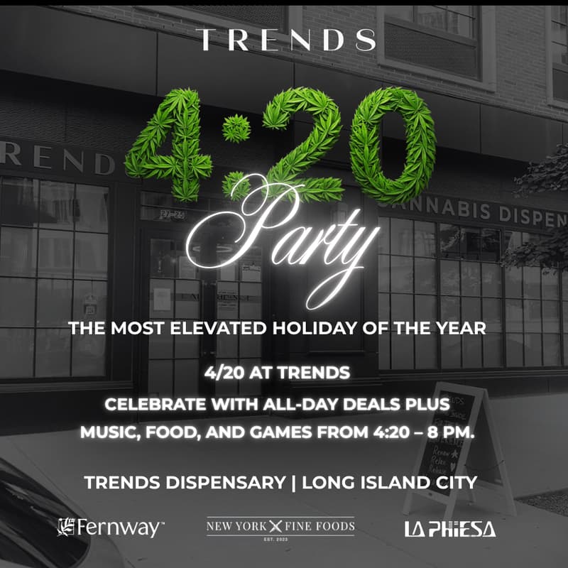 Cover Image for The 4:20 Party | Celebrate 4/20 at Trends.
