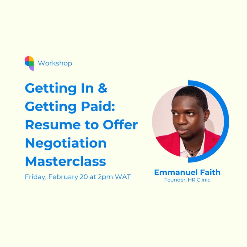 Cover Image for Getting In & Getting Paid: Resume to Offer Negotiation Masterclass