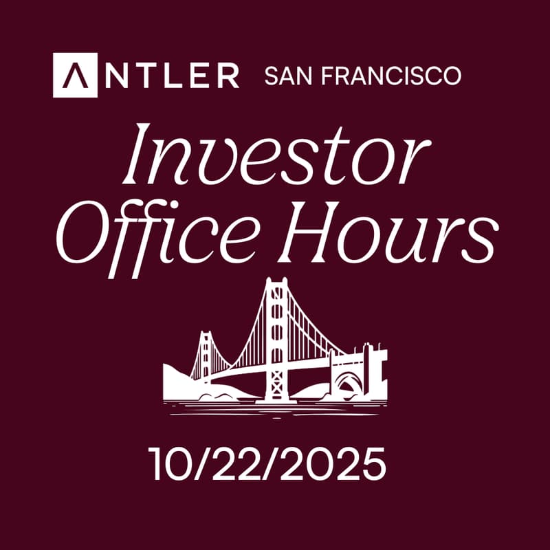 Cover Image for Investor Office Hours at Antler SF