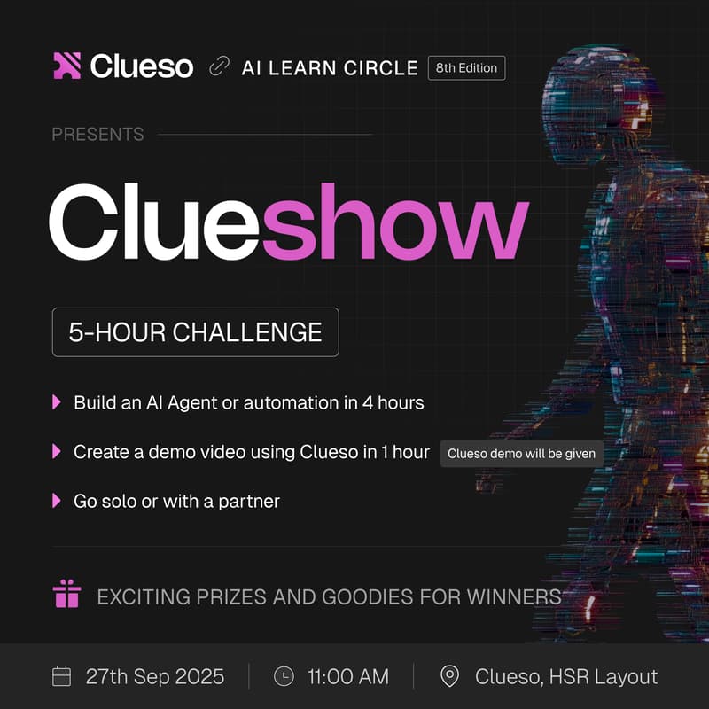 Cover Image for CluseShow: HSR AI Agent Jam (8th Edition)