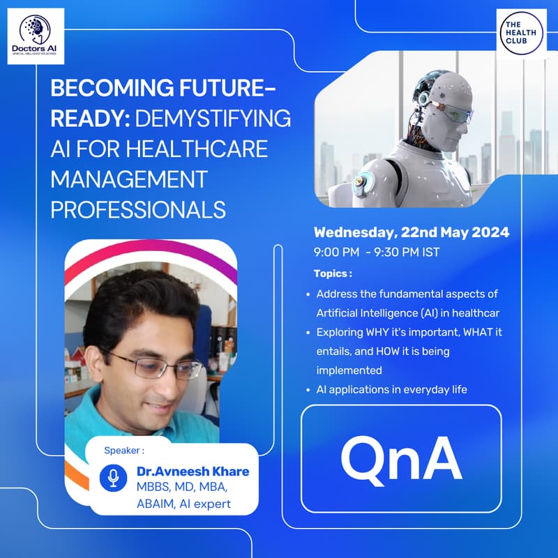 Cover Image for QnA: Demystifying AI for healthcare management professionals