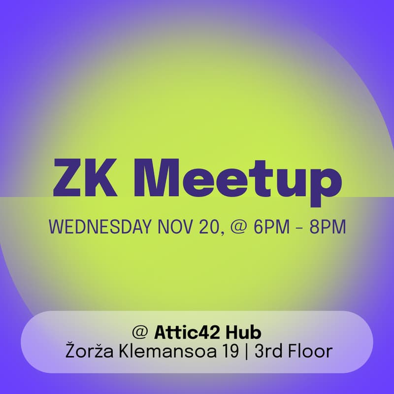 Cover Image for ZK Meetup