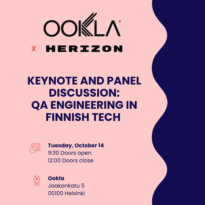Cover Image for Ookla x Herizon: QA engineering in Finnish tech