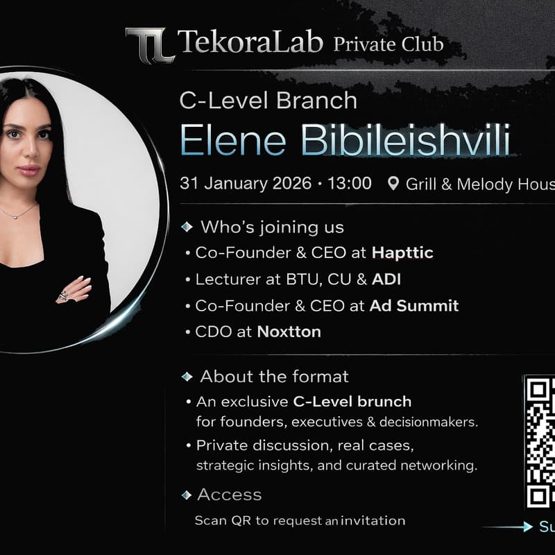Cover Image for Business Brunch with Elene Bibileishvili