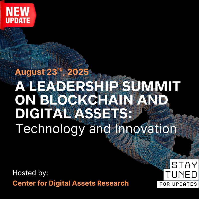Cover Image for A Leadership summit on blockchain and digital assets