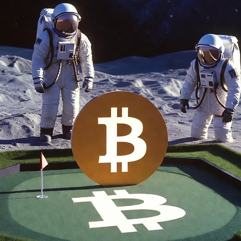 Cover Image for Bitcoin Golf To The Moon 🚀 Cash , Crypto, Services Giveaways