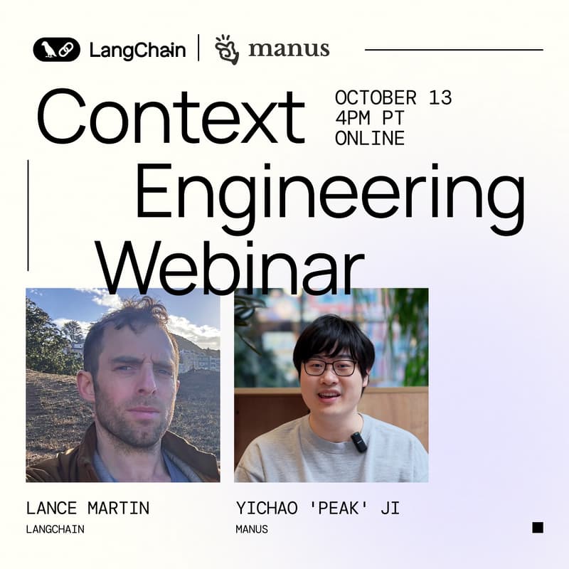 Cover Image for Context Engineering Webinar: Manus + LangChain