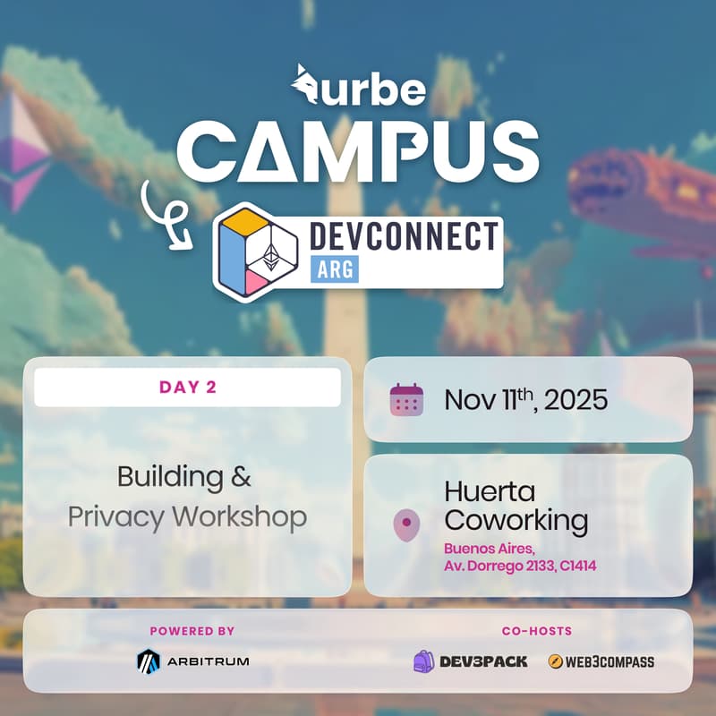 Cover Image for Urbe Campus - Devconnect edition - Day 2
