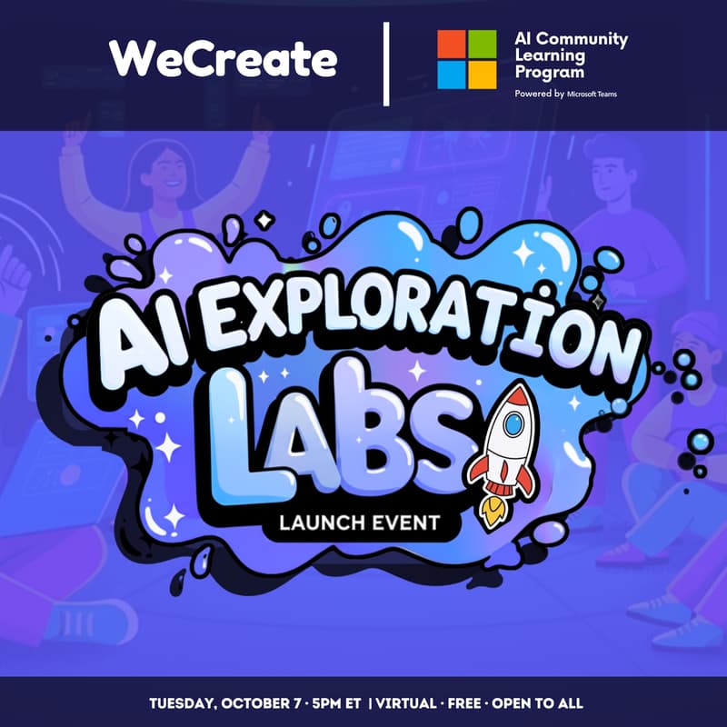 Cover Image for 🚀 AI Exploration Labs - Virtual Sessions ✨