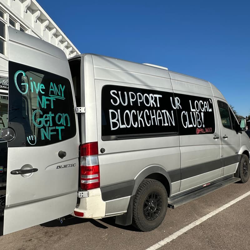 Cover Image for Trade an NFT for an NFT. (A Student Blockchain Club Art Activation)