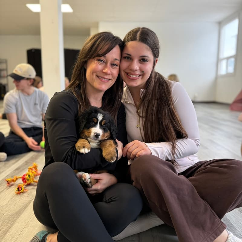 Cover Image for AfroPuppyYoga -📍Kitchener - 🐶English Golden Retrievers & Bernese Mountains dogs (Special Class)
