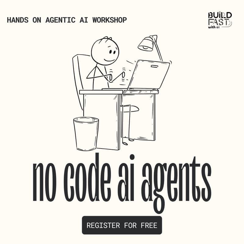 Cover Image for Build No Code AI Agents