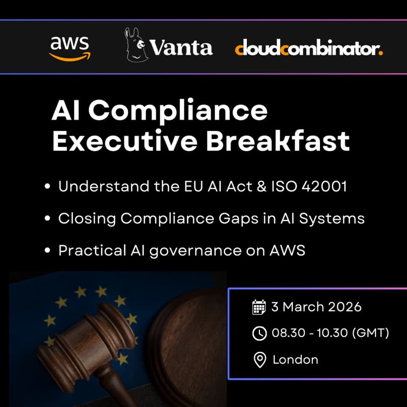 Cover Image for AI Compliance for Regulated Industries | A Breakfast for Tech Leaders