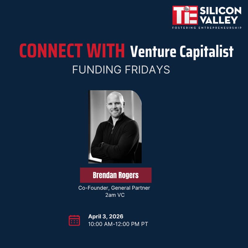 Cover Image for Funding Fridays by TiE Silicon Valley