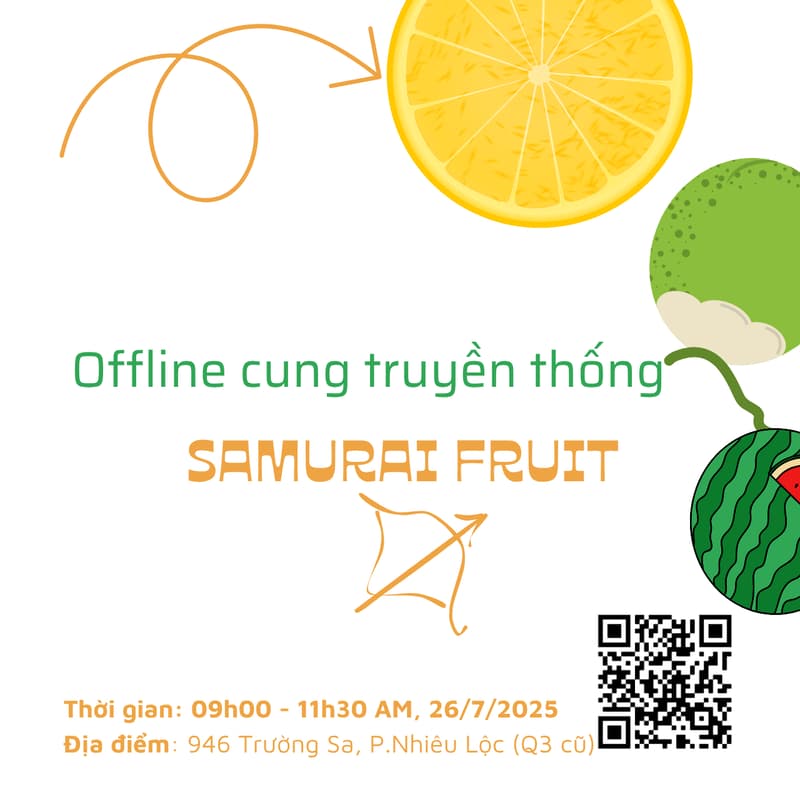 Ảnh bìa cho Offline cung Truyền Thống - SAMURAI FRUIT