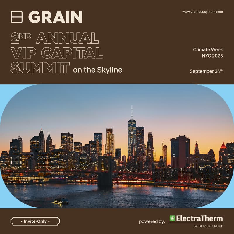 Cover Image for Grain 2nd Annual VIP Capital Summit on the Skyline