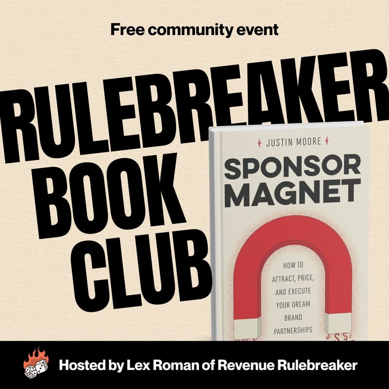 Cover Image for Book club "Sponsor Magnet": Come discuss how to win more sponsorships