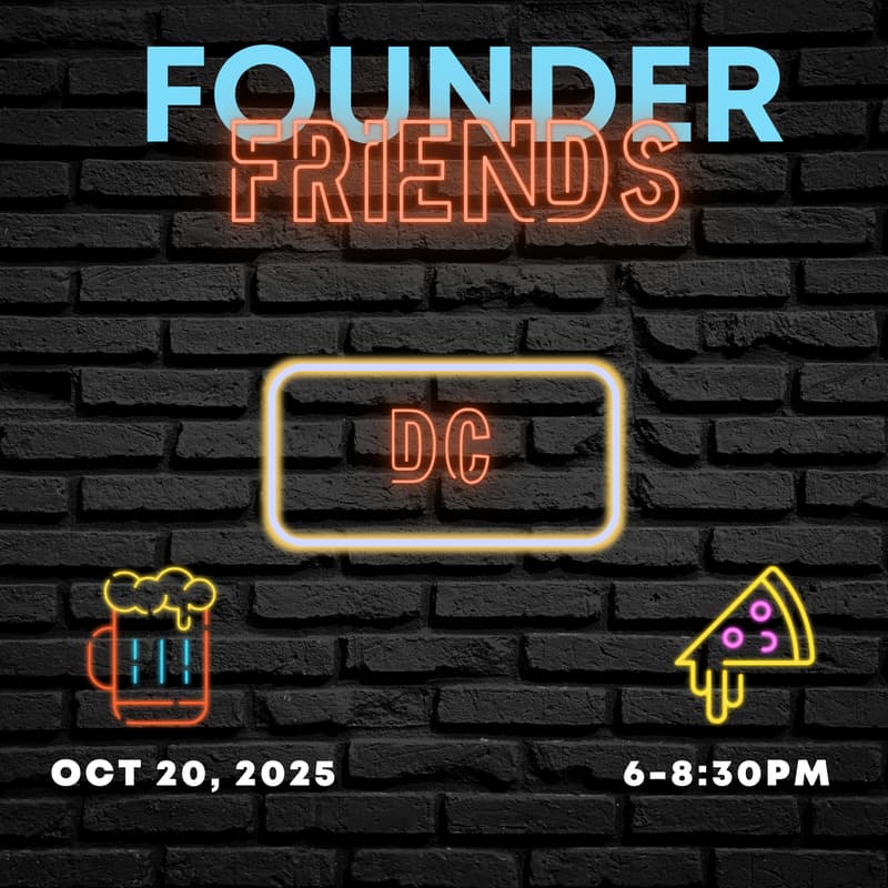 Cover Image for Founder Friends DC Tech Week