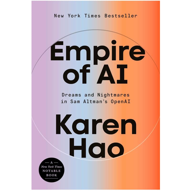 Cover Image for Book Discussion: Empire of AI by Karen Hao