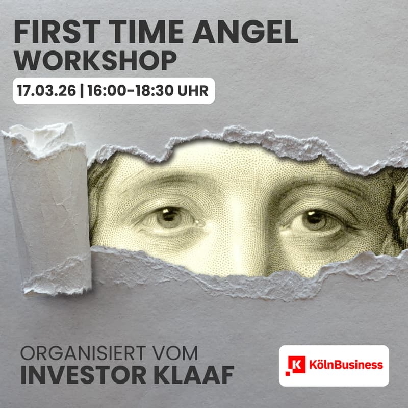 Cover Image for First-Time Angel Investor: Mach dein erstes Startup-Investment gemeinsam mit erfahrenen Angels