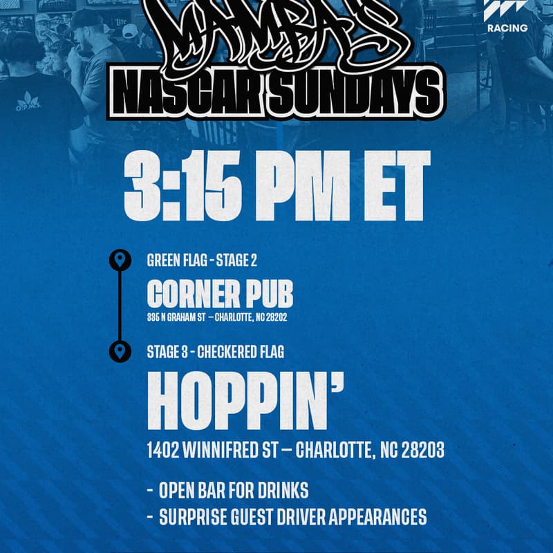 Cover Image for Mamba’s NASCAR Sundays