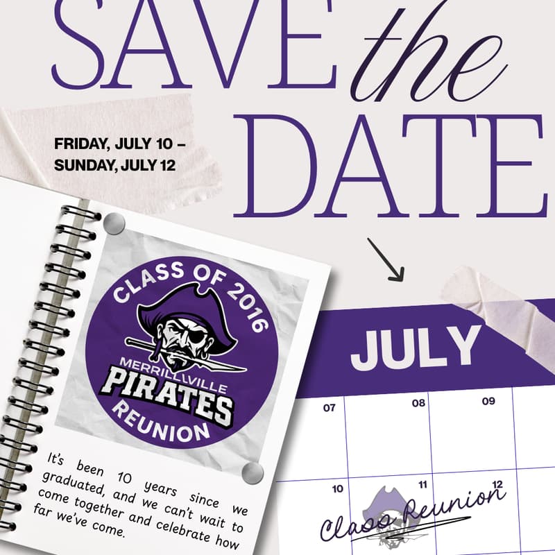 Cover Image for Merrillville Class of 2016 Reunion