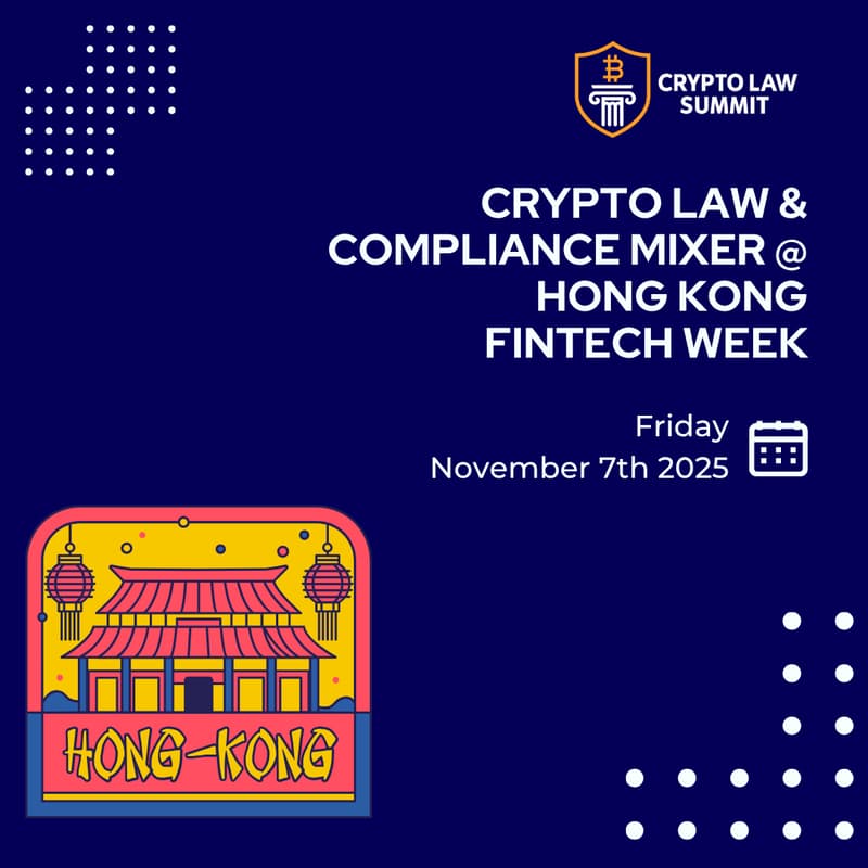 Cover Image for Crypto Law & Compliance Mixer @ HONG KONG FINTECH WEEK