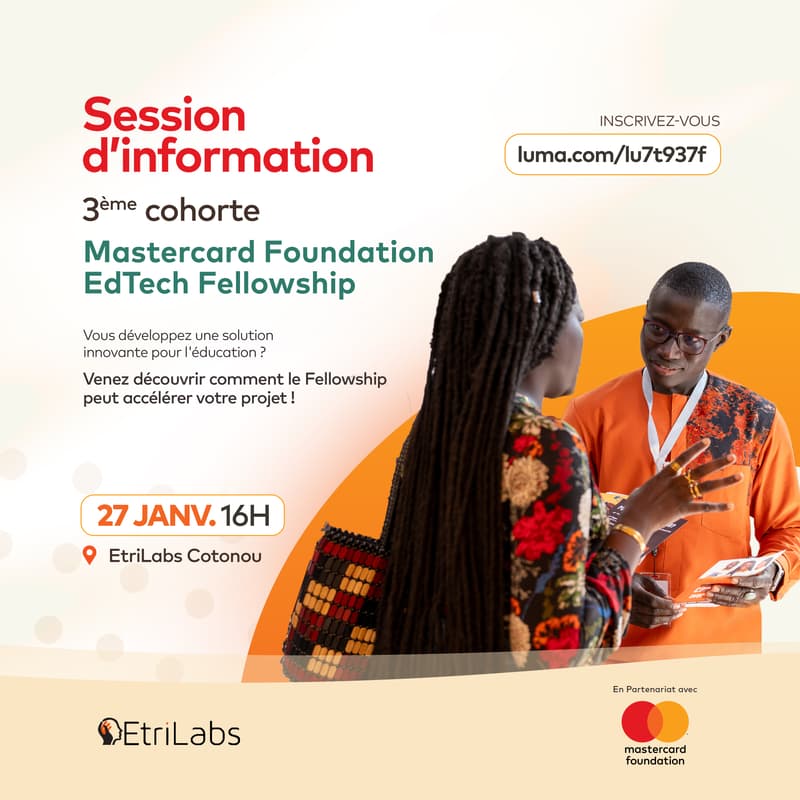 Cover Image for Session d'information Cotonou : Appel à candidatures pour la Cohorte 3