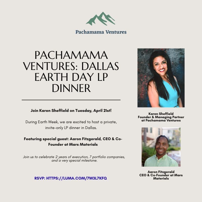 Cover Image for Pachamama Ventures: Dallas Earth Day LP Dinner