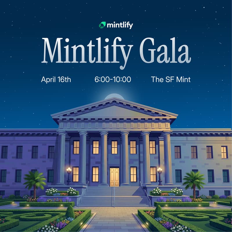 Cover Image for Mintlify Gala