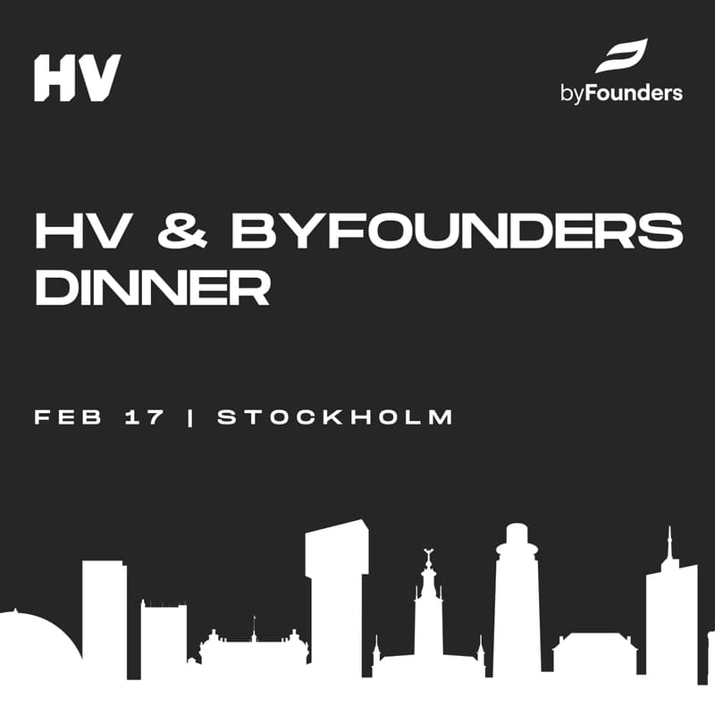 Cover Image for HV x byFounders Dinner