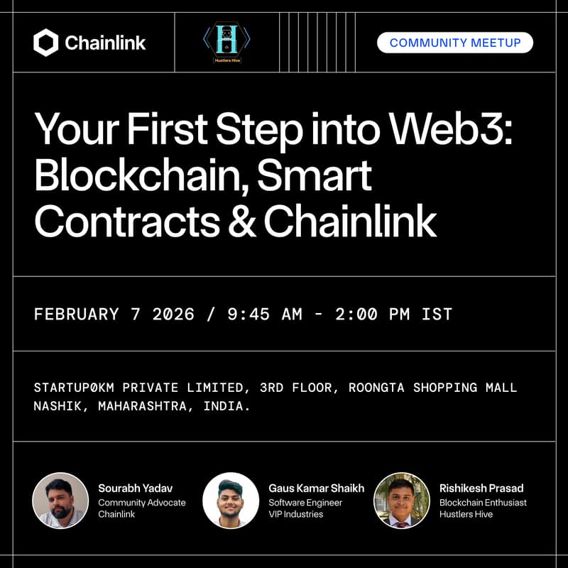 Cover Image for Your First Step into Web3: Blockchain, Smart Contracts & Chainlink