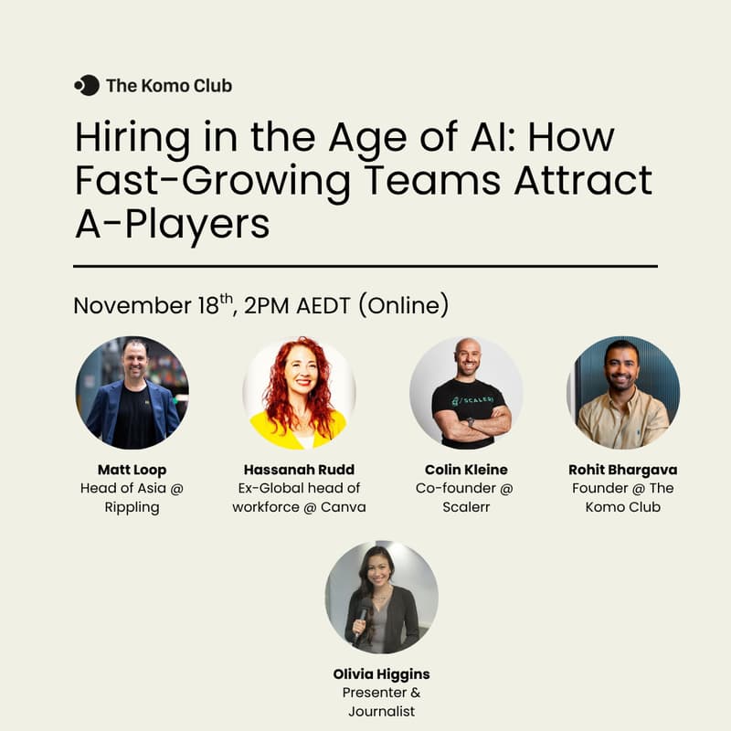 Cover Image for Hiring in the Age of AI: How Fast-Growing Teams Attract A-Players