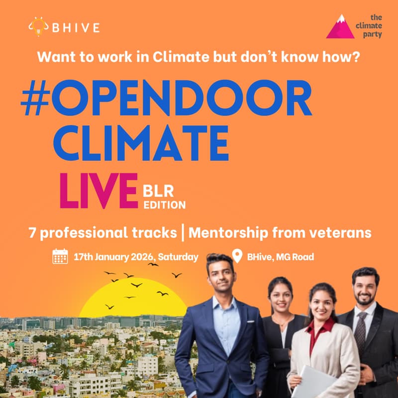 Cover Image for #OpenDoorClimate LIVE - Bengaluru Edition
