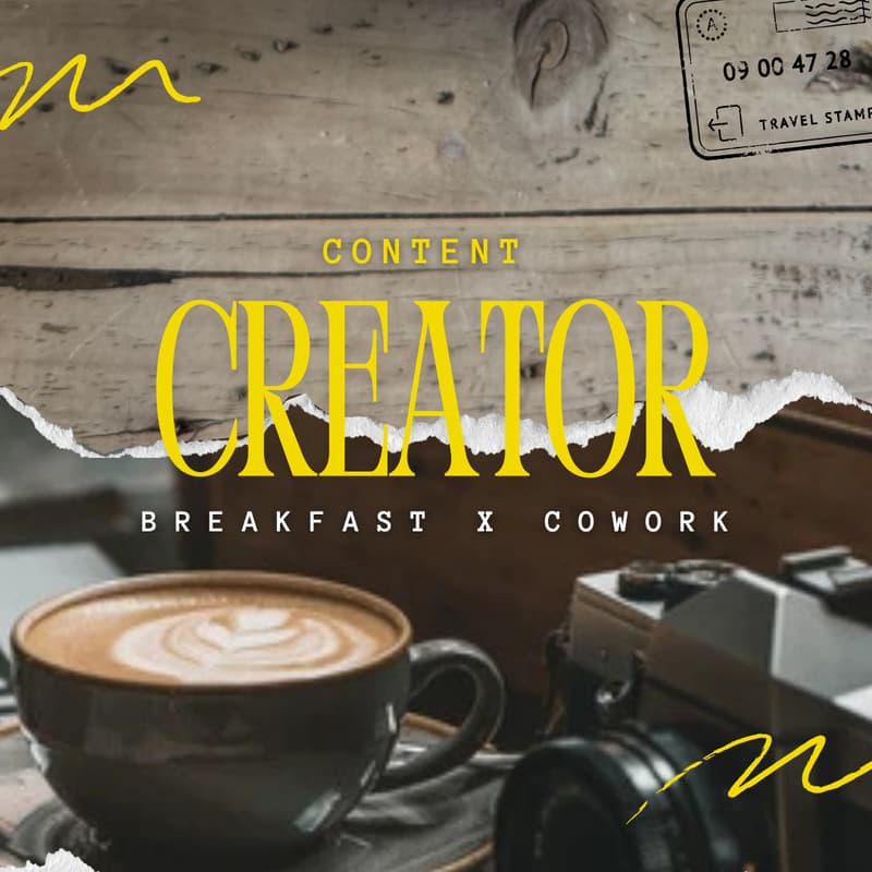 Cover Image for Content Creator: Breakfast & Cowork @travelsofnatasha