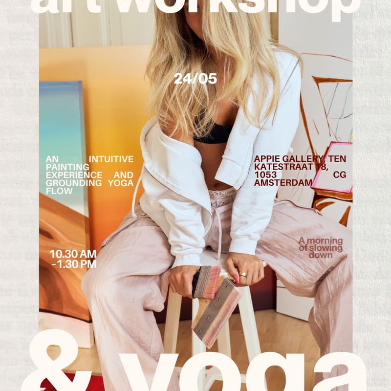 Cover Image for Intuitive Painting Workshop & Yoga