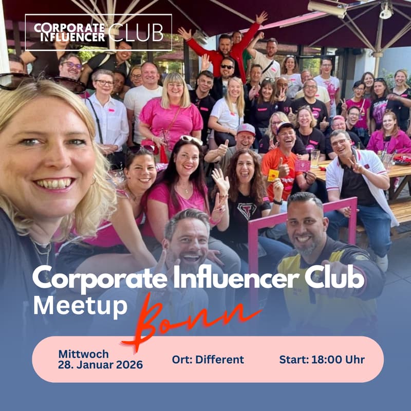 Cover Image for Corporate Influencer Club Meetup - Bonn