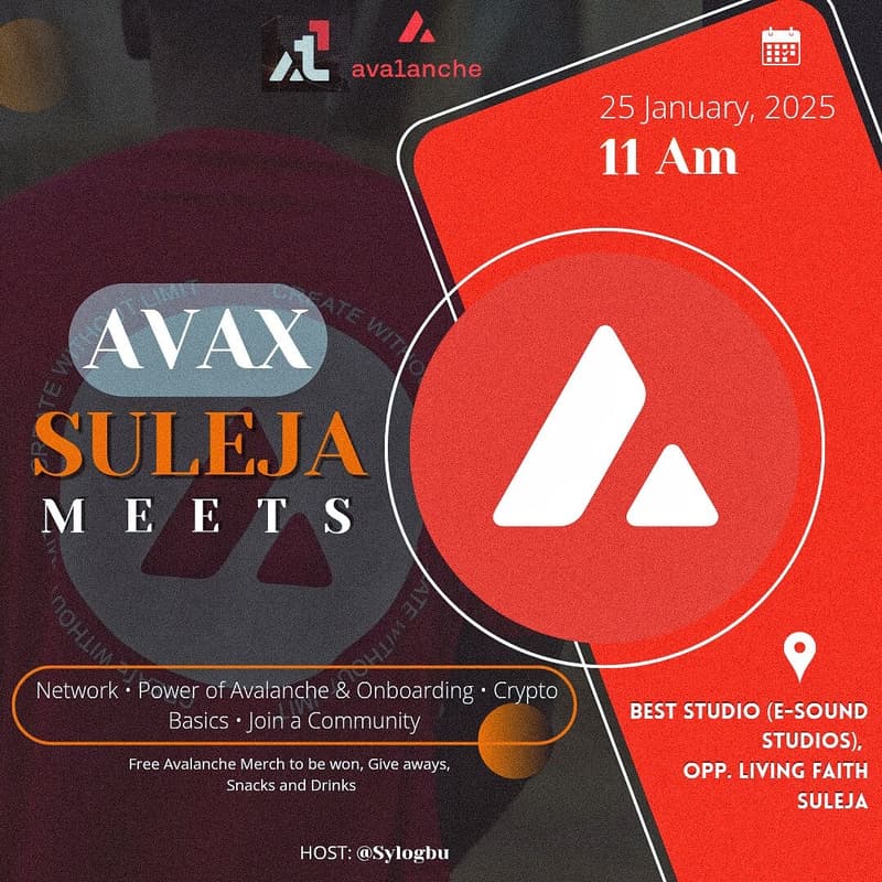 Cover Image for Avax Suleja Meetup