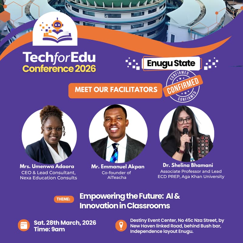 Cover Image for Tech For Edu: Educators Conference Enugu (2026)