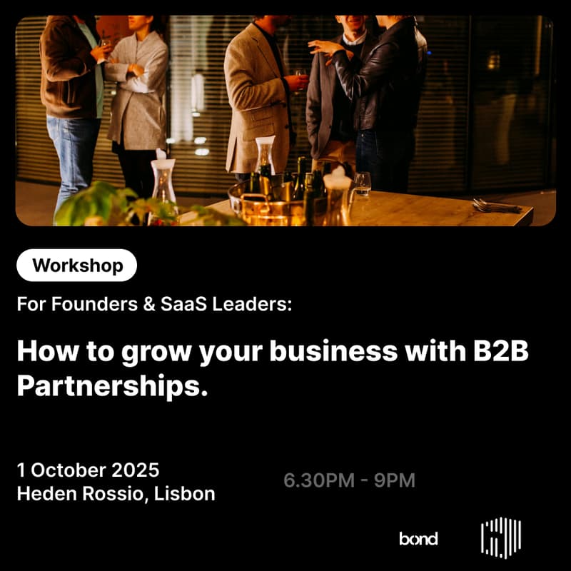 Cover Image for B2B Partnerships Workshop for Founders in Lisbon