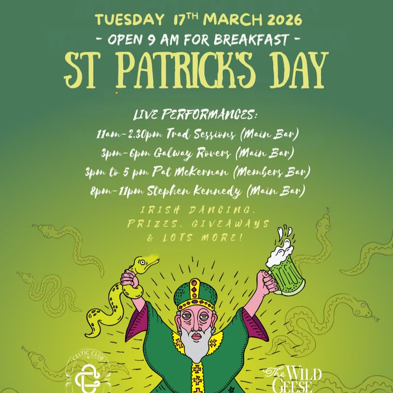Cover Image for St Patrick's Day @ The Wild Geese