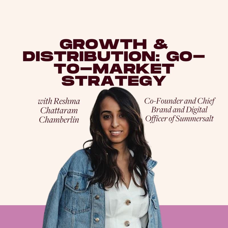 Cover Image for [FOM] Growth & Distribution: Go-To-Market Strategy with Reshma Chattaram Chamberlin