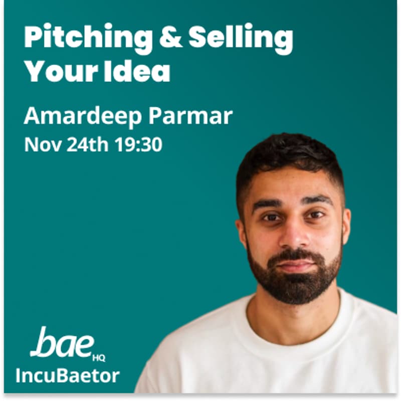 Cover Image for Pitching & Selling Your Idea Workshop (Evening)