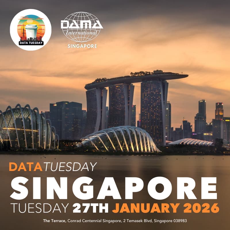 Cover Image for Data Tuesday Singapore #25 - Scaling AI Together - A Peer Conversation on Data & Operating Models (DAMA Singapore collab)