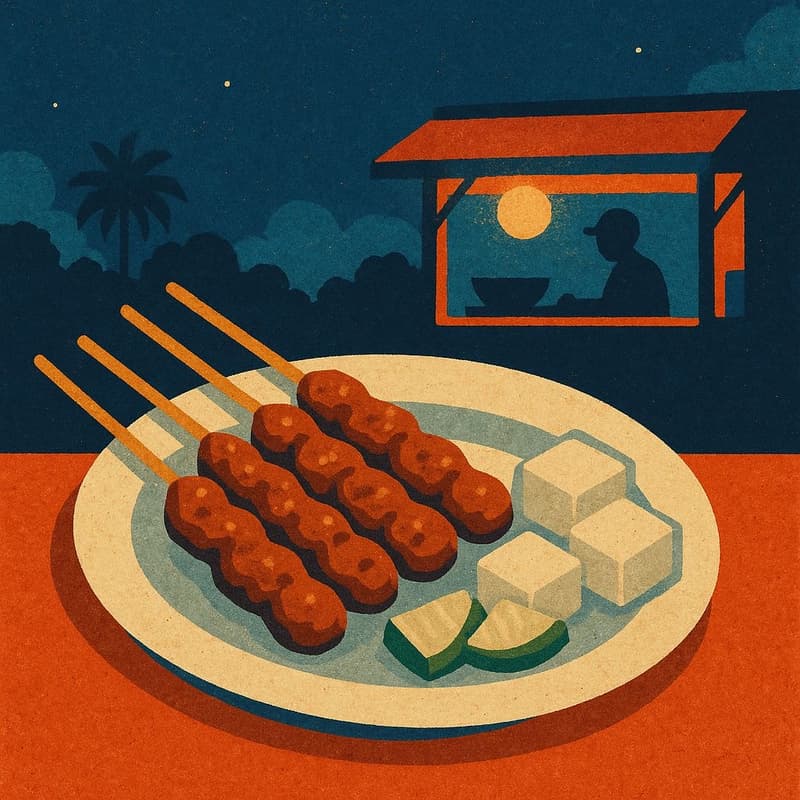 Cover Image for Satay Time! Malaysian Street Food