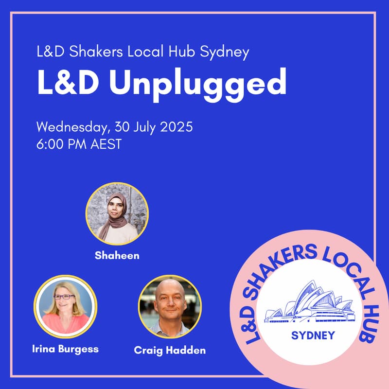 Cover Image for Local Hub Sydney: L&D Unplugged