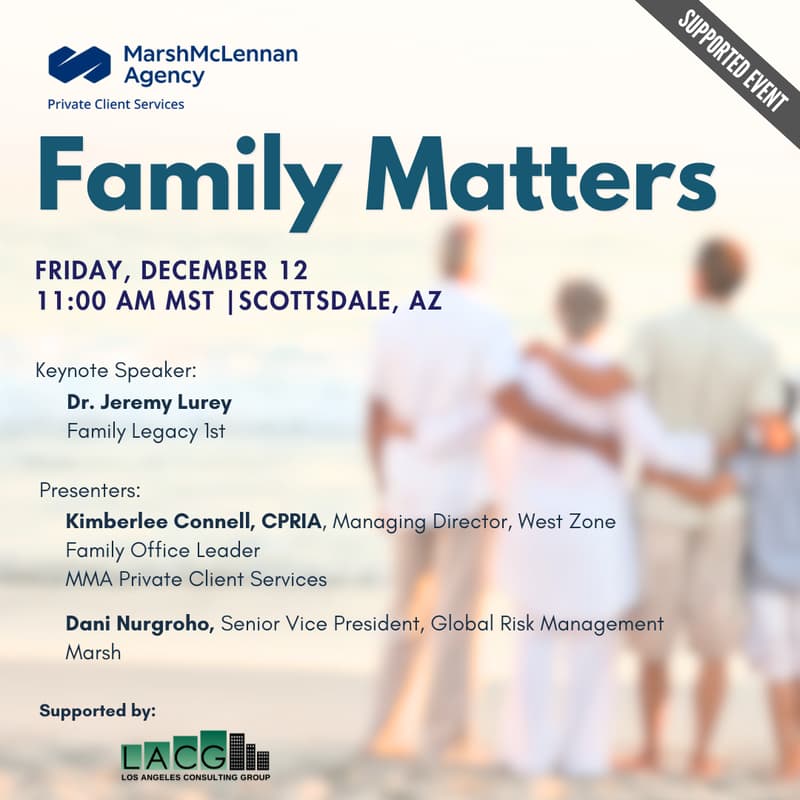 Cover Image for December 12: Family Matters - Scottsdale, AZ