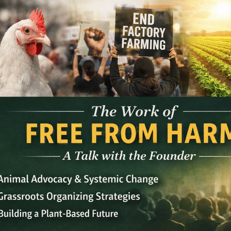 Cover Image for Effective Altruism Speaker Event - Robert Grillo With Free From Harm - 3/19